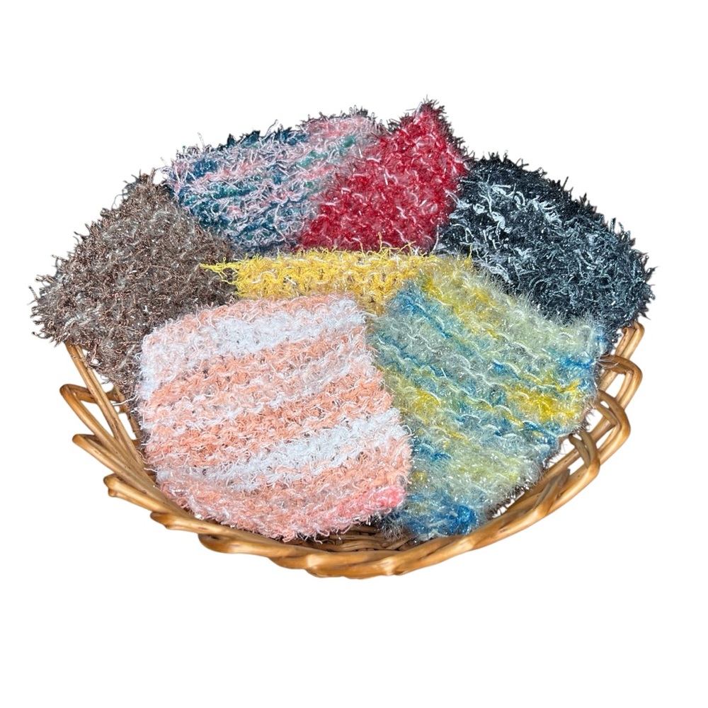 HANDMADE Knitted Reusable Multi Purpose Dish Scrubbers